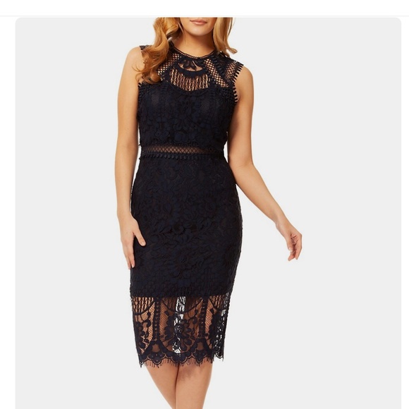 Occasion by Dex Blue Lace Dress - NWT - S - Picture 8 of 9